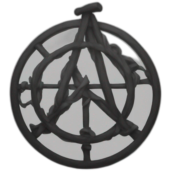 Anarchy symbol emoji