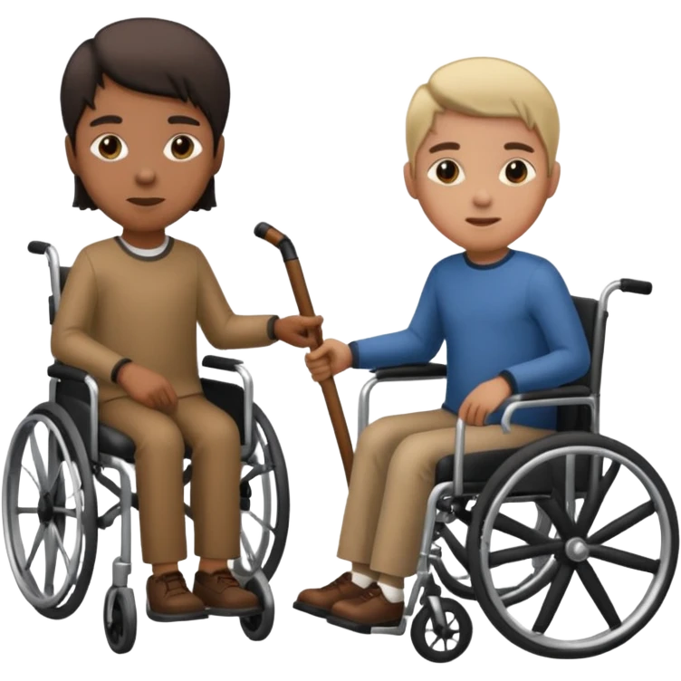 🧑‍🦼 and 🧑‍🦯 combined emoji