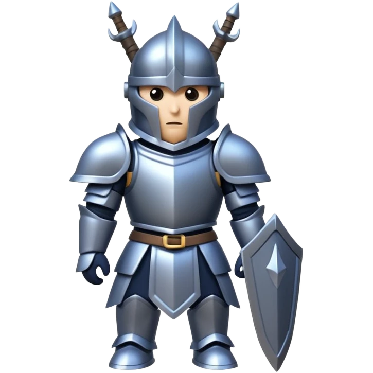 Make mini pekka from the game clash royale emoji