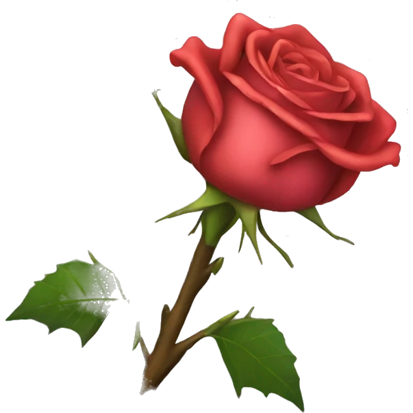 rose thorn emoji
