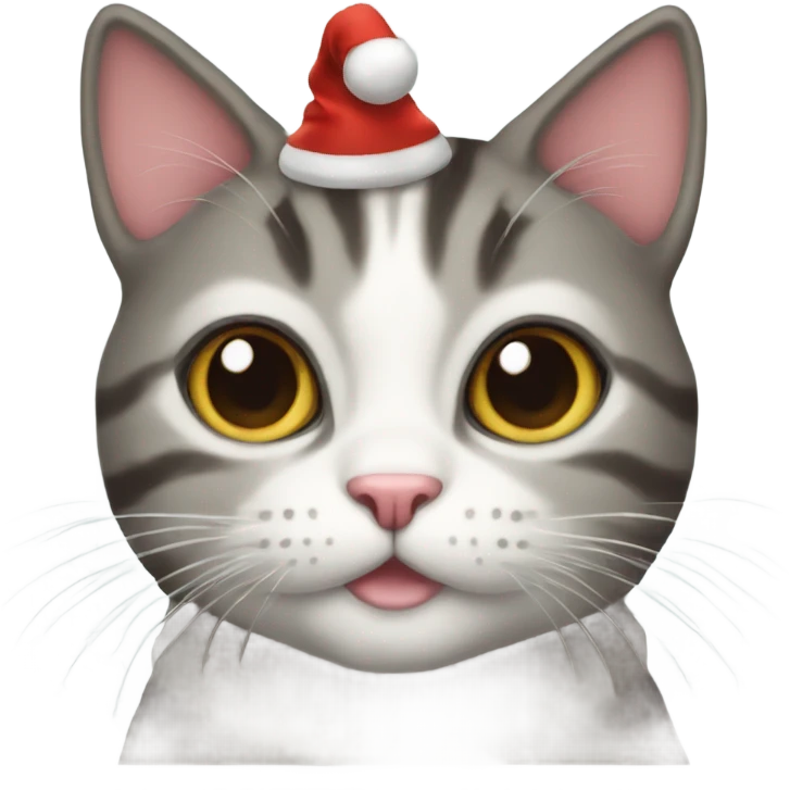 Christmas cat emoji