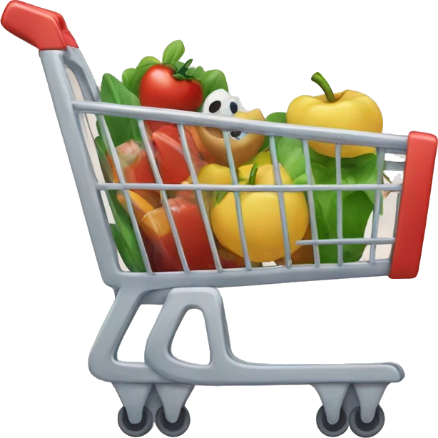 shopping cart emoji