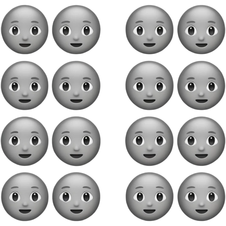 middle gray emoji emoji