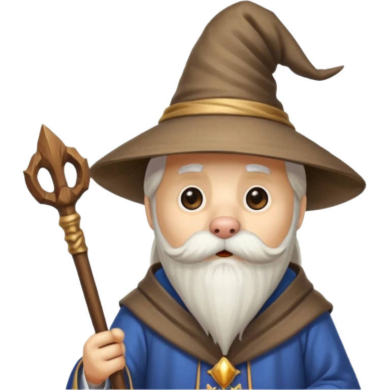 Dog wizard emoji