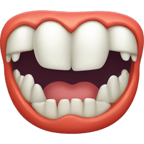 monster zookeeper teeth emoji