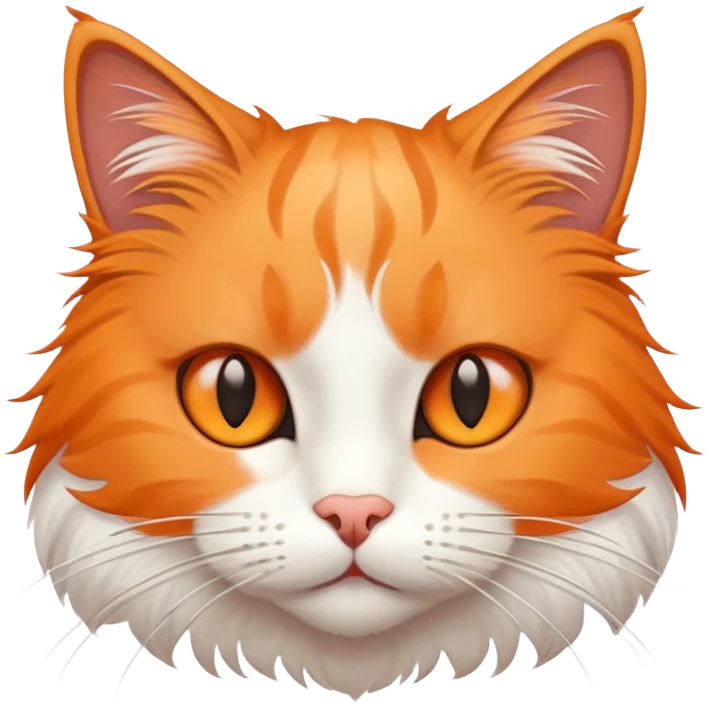 Кот с большими усами emoji