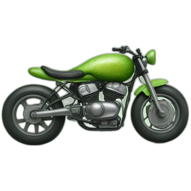 cucumber motorcycle emoji