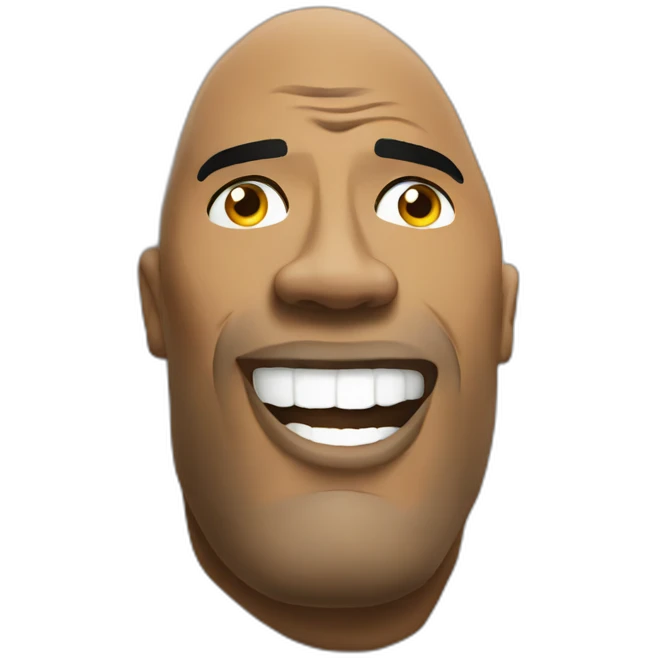 The rock draw on the rock  emoji