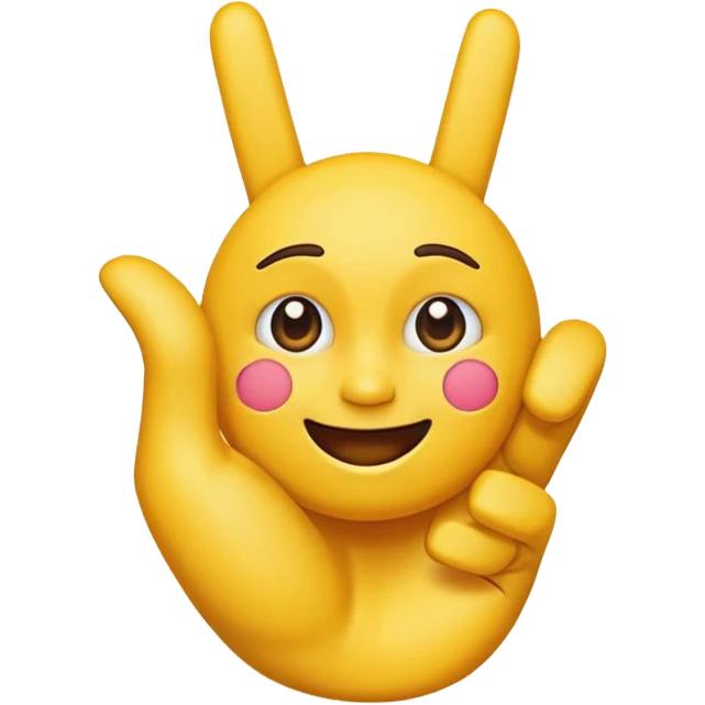Emoji flipping off emoji