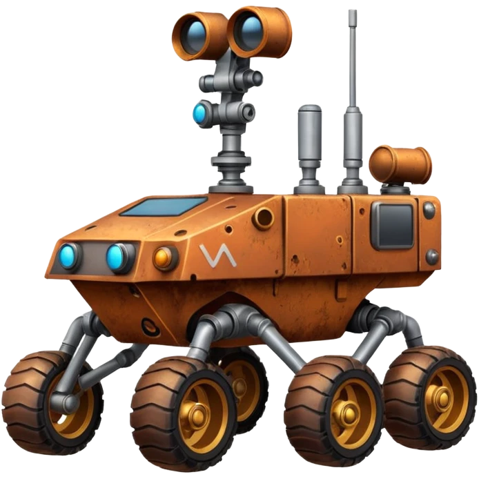 Mars rover emoji