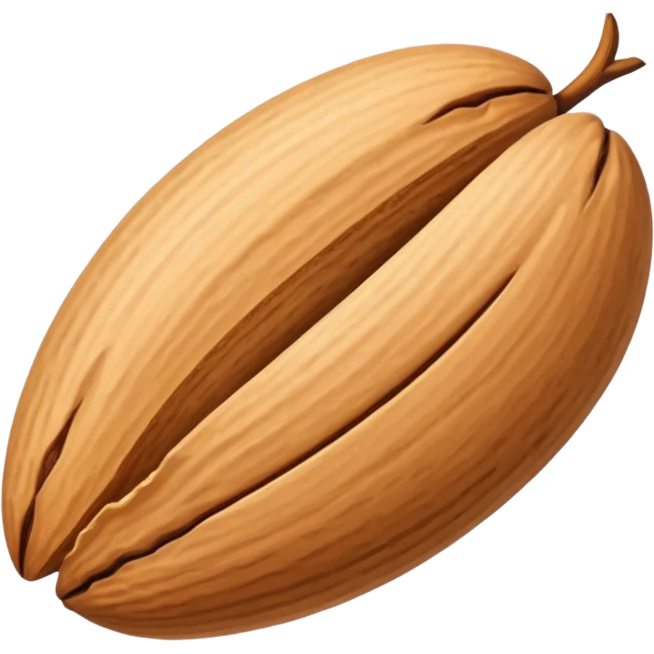 One almond and with 3 grains of oats emoji