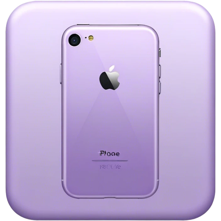 lavender iphone emoji