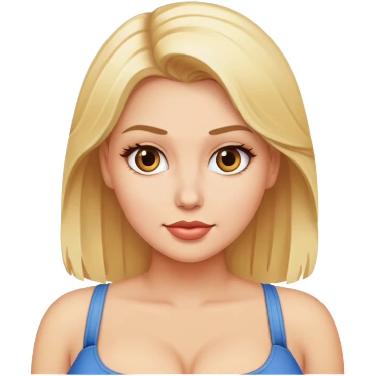 грудастая блондинка emoji