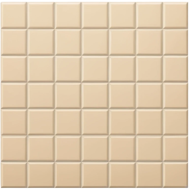 Beige Tiled wall with white grout emoji