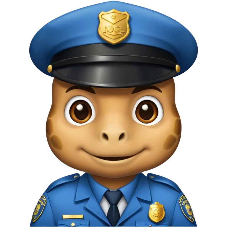 Cop turtle  emoji
