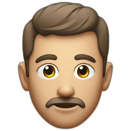 dribbble logo as a mans head emoji