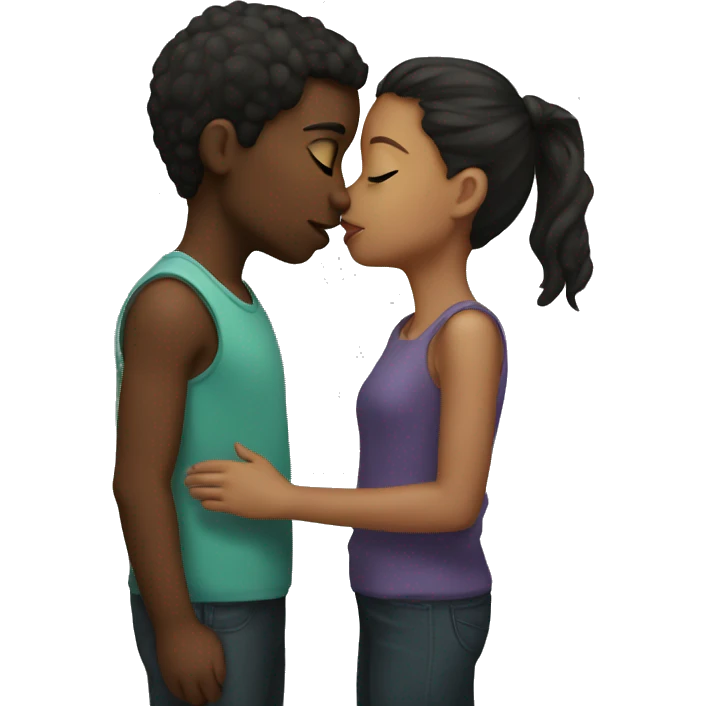 2 girl kissing emoji