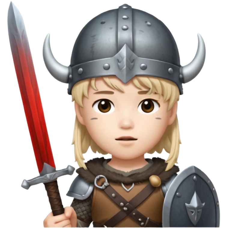 BTS Jimin with viking helmet and sword emoji