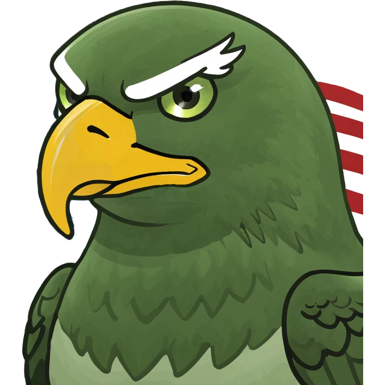 American flag with eagle’s wings emoji
