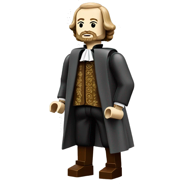 WILLIAM SHAKESPEARE lego full body emoji