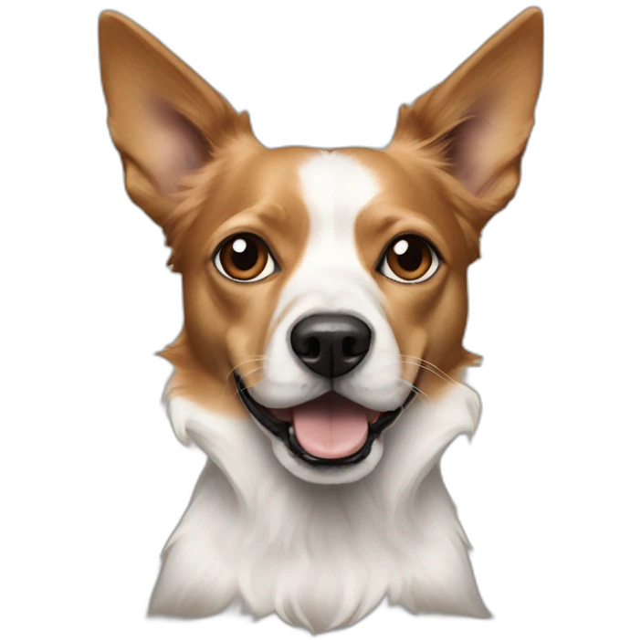 david bowie as a dog emoji