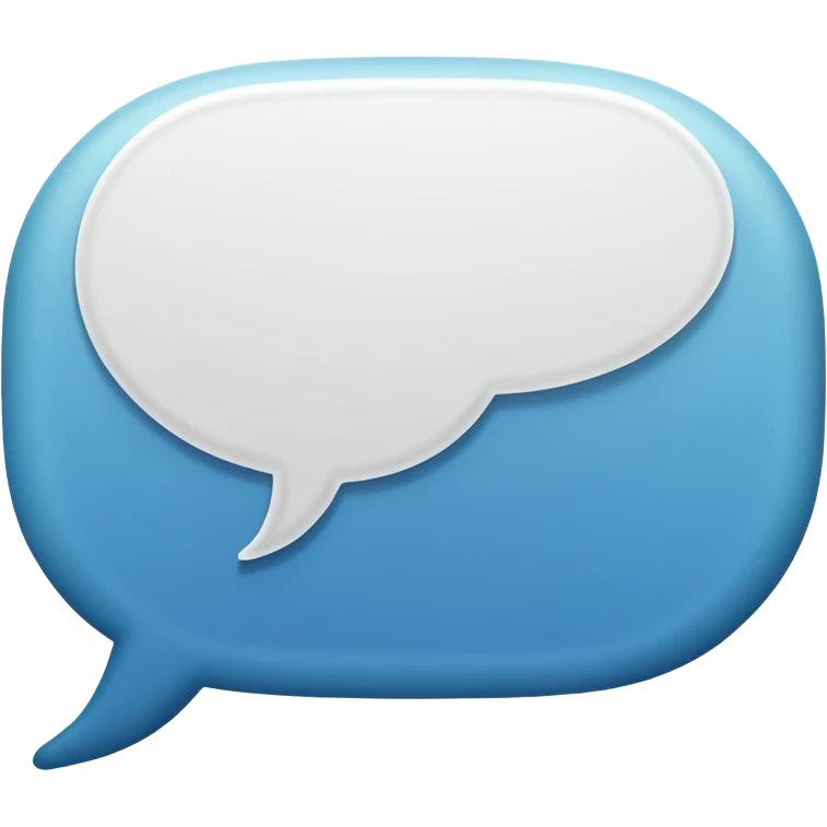 speech bubble emoji