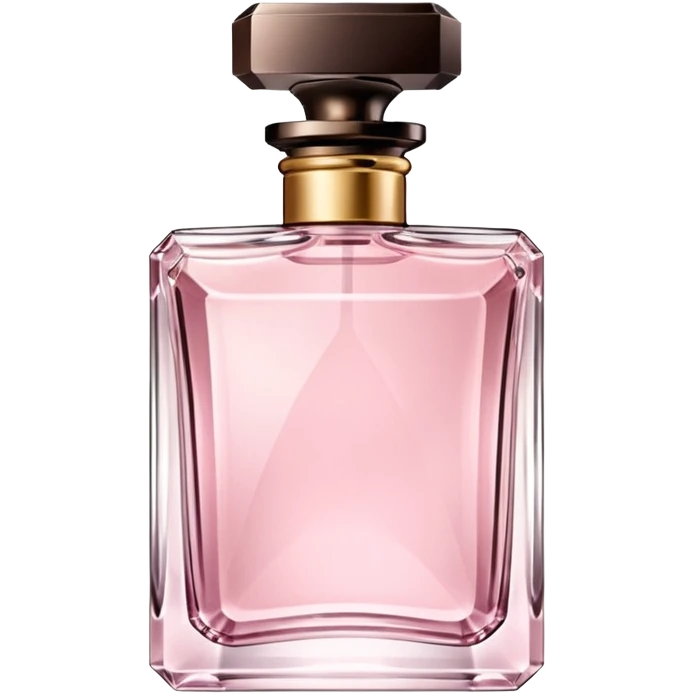 light pink luxury perfume, iPhone style emoji