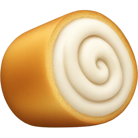 sweet white roll emoji