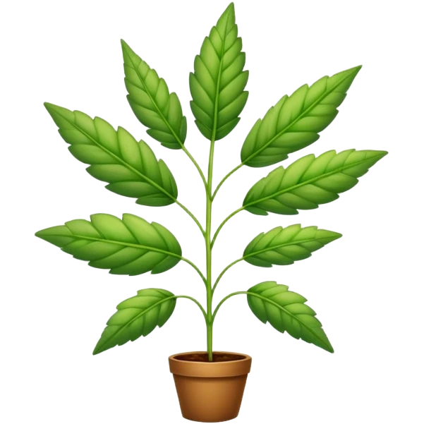 Weed plant  emoji