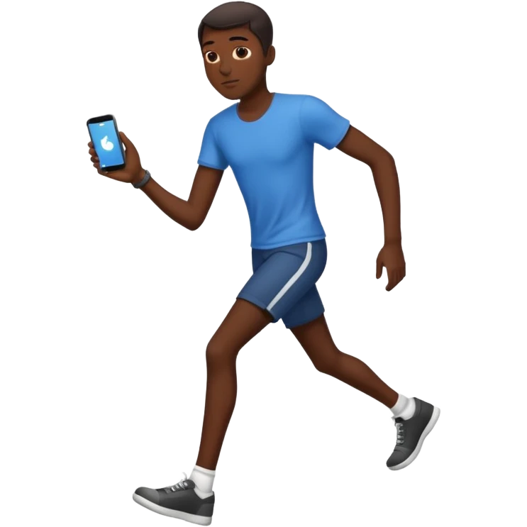 Black man with skinny legs emoji