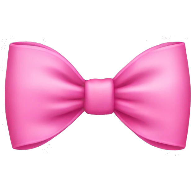 pink bow  emoji