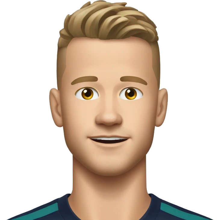 Kimmich qui met son doigt sur la tête  emoji