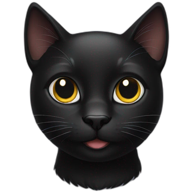 Black cat emoji