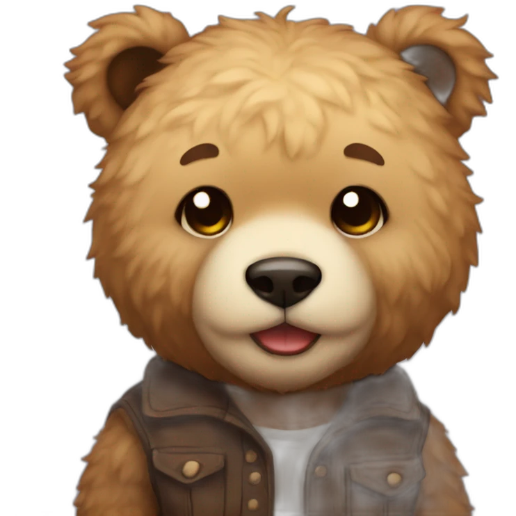 Teddybear chibi emoji