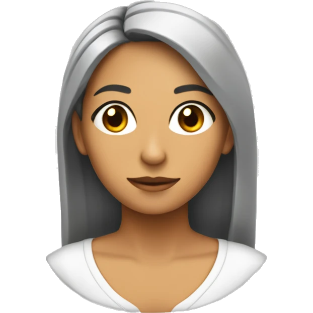 Morena cacheada apaixonada  emoji