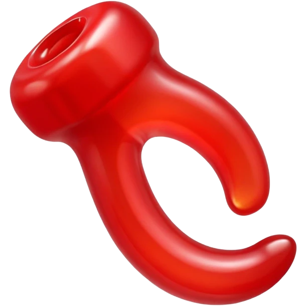 single red glossy gusher gummy emoji