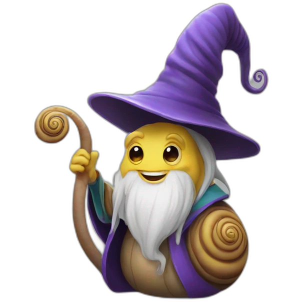 snail wizard emoji