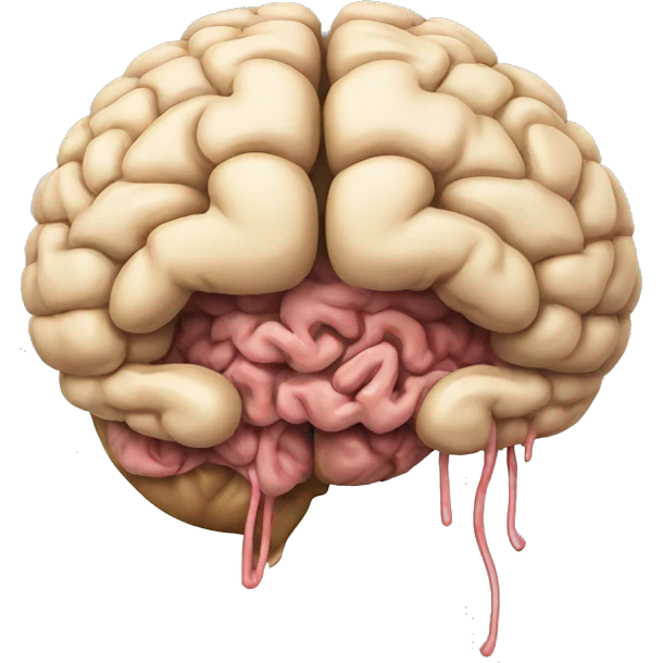 brain that is eating  emoji