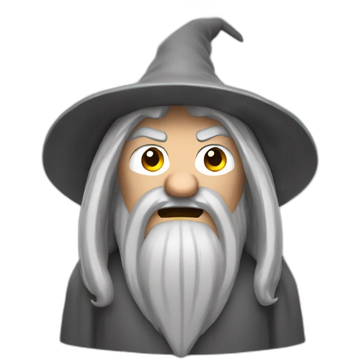 Angry gandalf emoji
