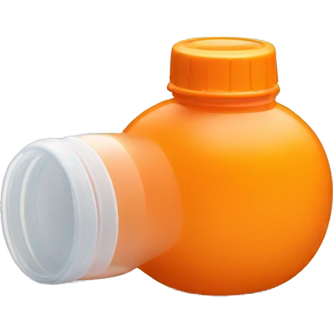 orange shaker bottle emoji