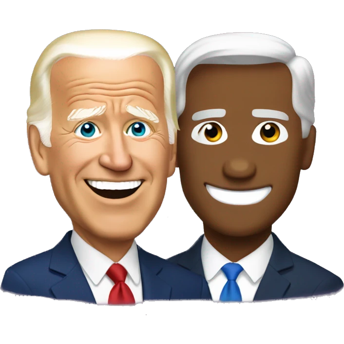 Joe Biden and Donald Trump emoji