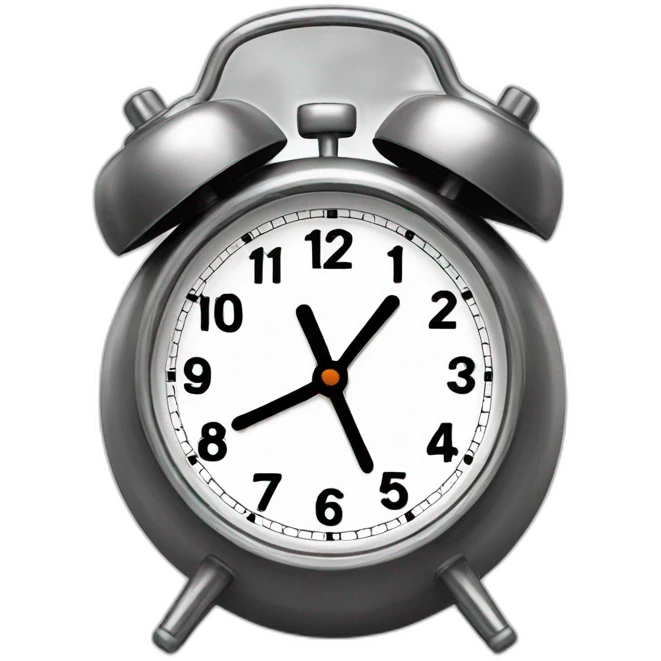 Alarm clock emoji