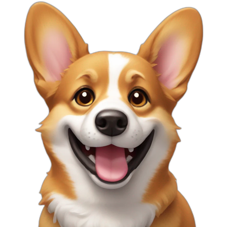 corgi smile emoji