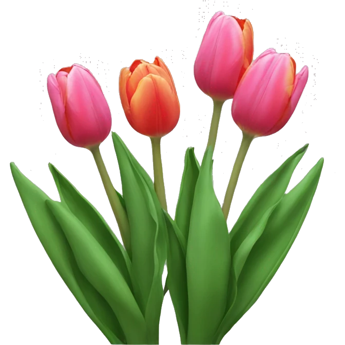 Tulips  emoji