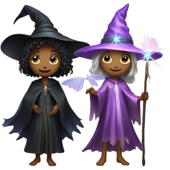 Fairy with witch  emoji
