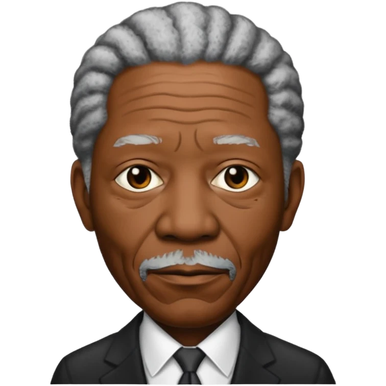 lucius fox morgan freeman emoji