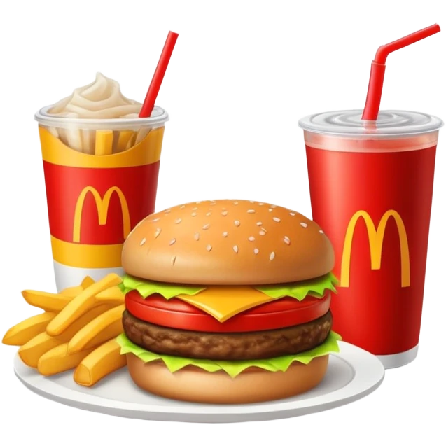 McDonald’s meal  emoji