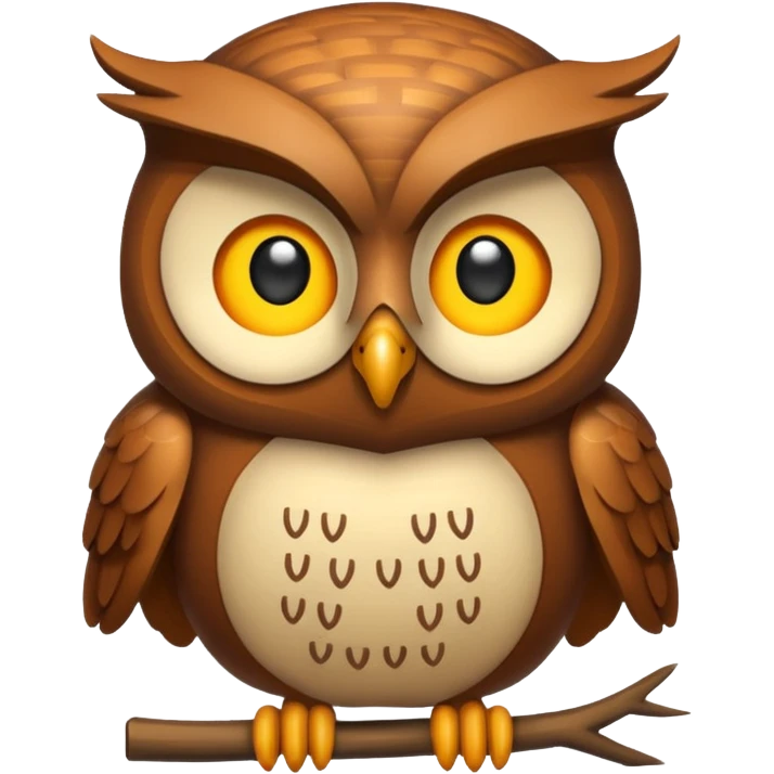 code writing owl emoji