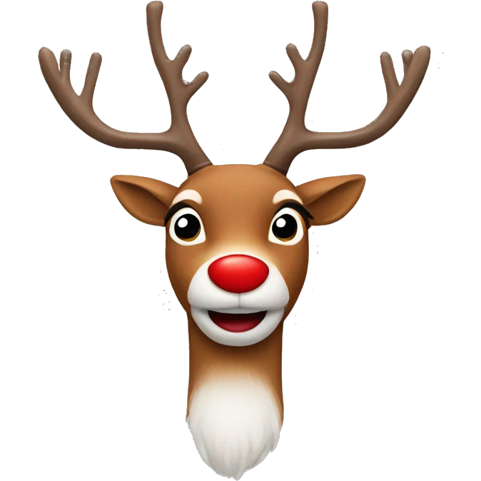 rudolph the red nose reindeer  emoji