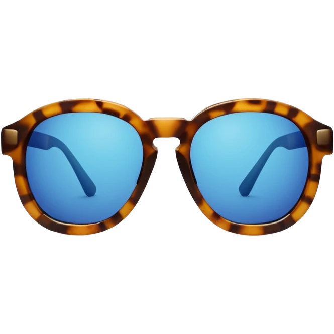 tortoise pattern sunglasses emoji